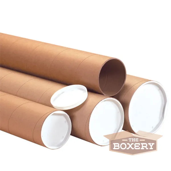 2x12'' Kraft Mailing Shipping Packing Tubes 50/cs from The Boxery