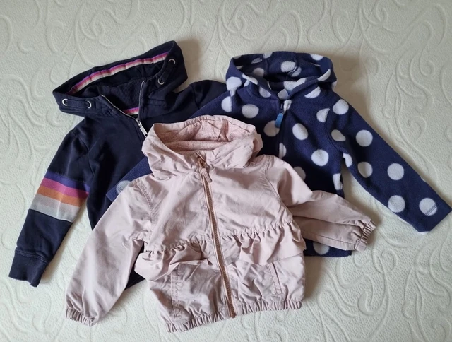 Girls Clothes 2-3 Years Bundle Coat Fleece Top Cardigan Next Miniclub
