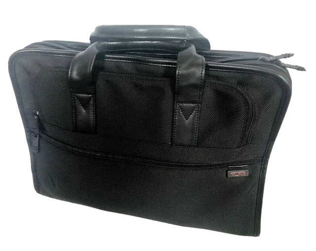 Genuine TUMI Alpha Slim Portfolio Small Laptop Or Tablet Bag/Briefcase - Sleek! 2