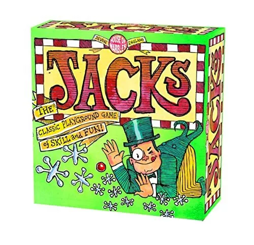 Jacks, a Traditional Playground Family Game of Skill and Fun, with Solid Meta...