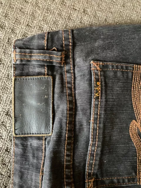 nudie jeans “slim jim” 32/32 Japanese denim. Washed once only 3