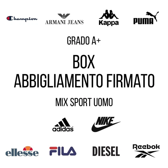 STOCK BOX ABBIGLIAMENTO Firmato 3 Kg Sportivo Usato Vintage Vestiti Uomo Nike A EUR 125 00 PicClick IT