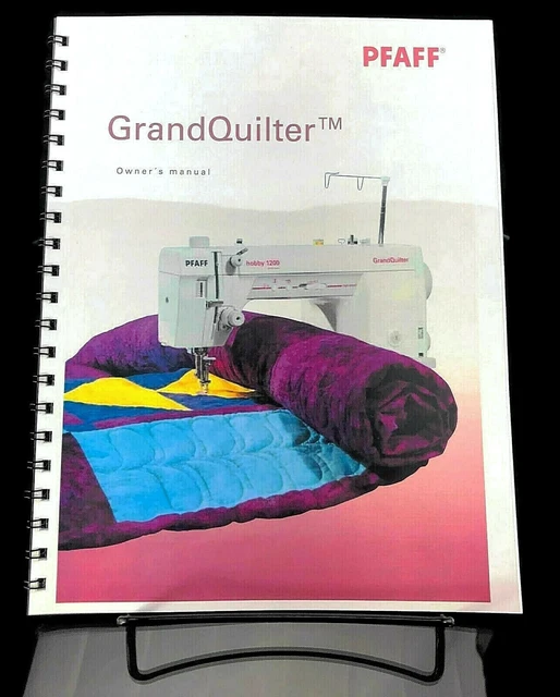 PFAFF GRAND QUILTER Hobby 1200 Anleitung Gebrauchsanleitung Manual