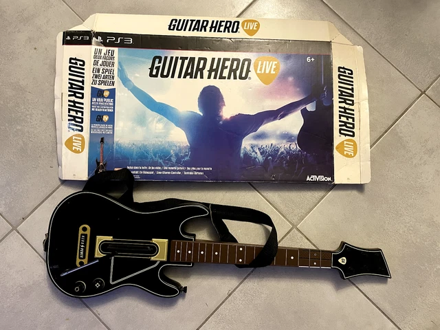 Guitare Wireless Guitar Hero Activision Pour PS3 - No Dongle, Occasion Fonctionnelle