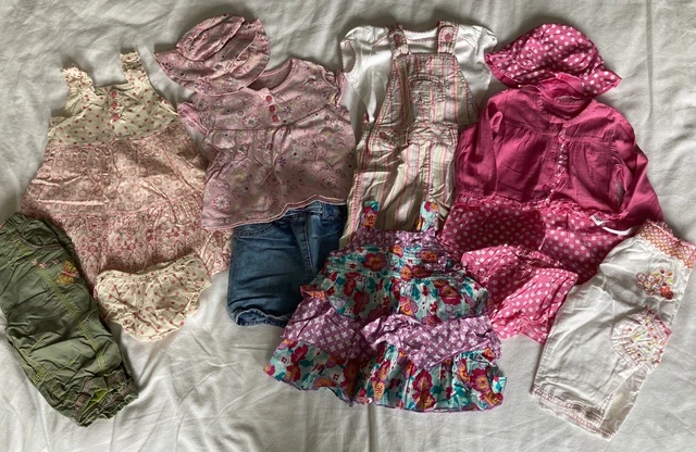 Pacchetto abbigliamento ragazze Marks And Spencer età 6-9 mesi NUOVO o IMMACOLATO