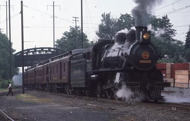 PRR Steam - Number - 7002 w/Train - ORIG - KR - rals1275