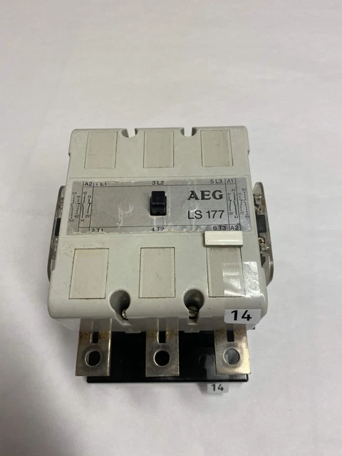 Schütz AEG LS 177 AC3:90kW/380V, AC1 Ith: 225A, Spule: 230V gebraucht