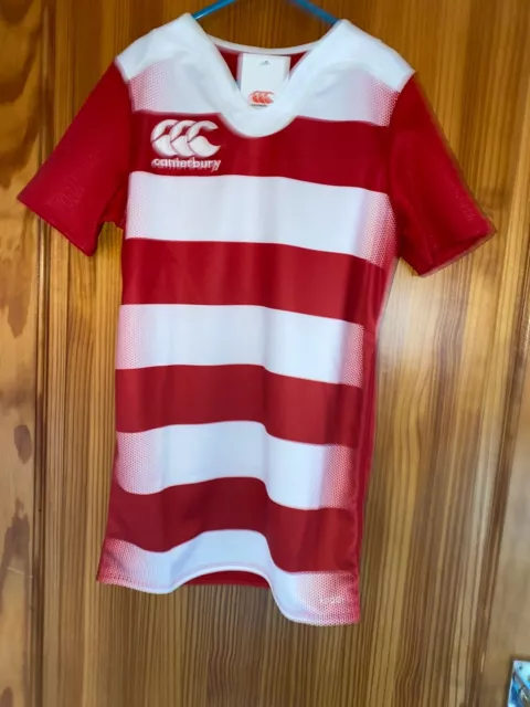 CANTERBURY Vapodri Protective Playing Top Boys Red Size UK 12 Years