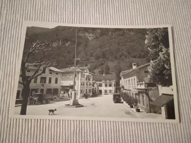 Cartolina S.Lucia Di Isonzo Piazza ( Tolmino )F/P Viaggiata 1939