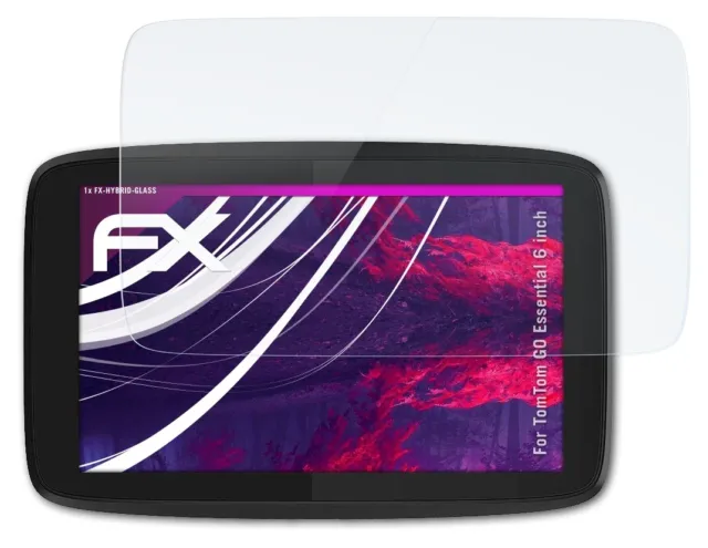 atFoliX Verre film protecteur pour TomTom GO Essential 6 inch 9H Hybride-Verre 3