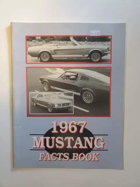1971 Ford Mustang Facts Book, Illustrated