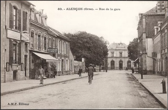 ALENÇON (61) - Rue de la Gare