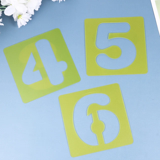 Algon Kuchen Schablonen Zahlen 0-9 - Für Geburtstagskuchen & Desserts