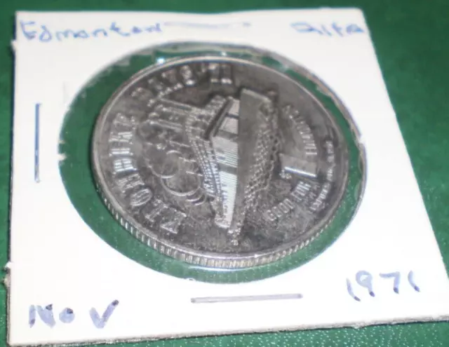 Trade Dollar Token 1971 Edmonton Alberta Klondike Days Dollar Coin