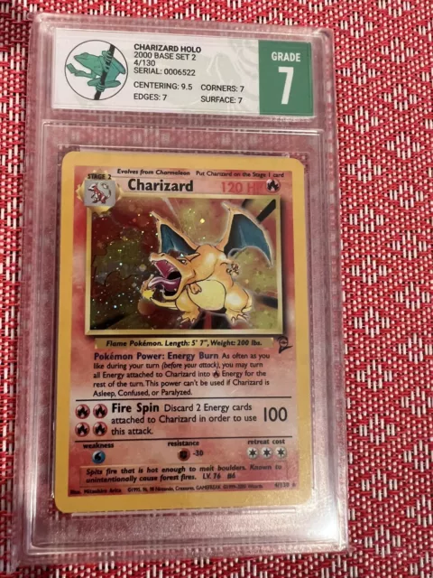 Pokémon TCG Charizard Basis Set 4/102 Holo Unlimited Holo selten