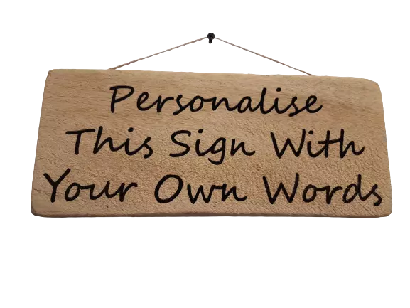 Large Personalised Sign Wooden Plaque Pallet Wood Customised Wall Door Hanger