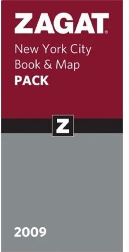 2009 NEW YORK CITY BOOK & MAP PACK: NEW YORK CITY By Zagat Survey **Excellent**