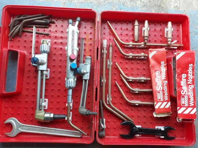 BOC SAFFIRE 3 Genuine Oxy Acetylene Gas Welding Cutting Soldering Kit ...