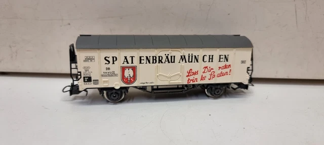 Pocher H0 307/2 - Wagon Marchandises Réfrigérateur Aluminium Type H