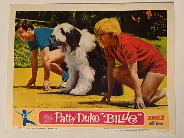 1965 Billie #6 Lobby Card 11x14  Patty Duke, Jim Backus, Jane Greer