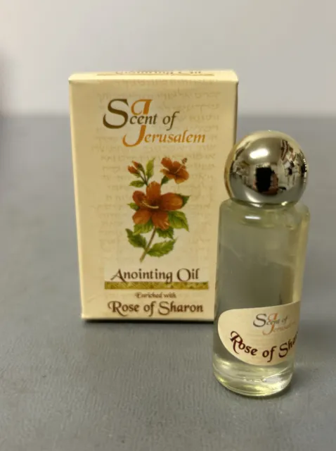 Rose of Sharon Anointing Oil  Jerusalem Holy  Land Blessed Gift Flower