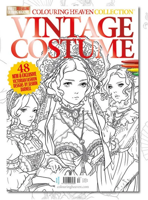 COLOURING HEAVEN COLLECTION Issue 52 - Vintage Costume $16.90 - PicClick AU
