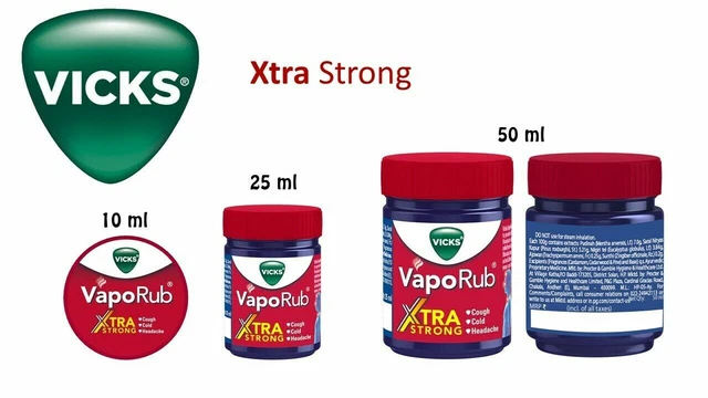 Vicks VapoRub Dampfreiben kalte Kopfschmerzen BabyRub Roll-On Inhalator Xtra stark 3