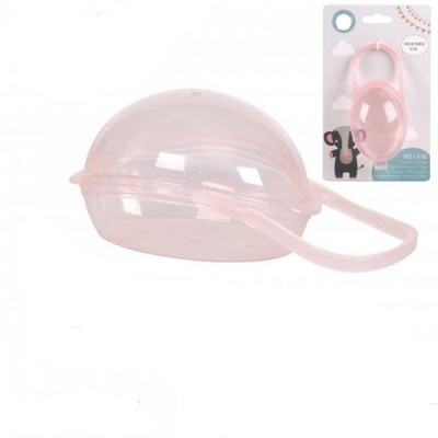SUPVOX Boîte Rangement pour Sucette Bébé de Voyage 2 Pièces Vert et Rose 