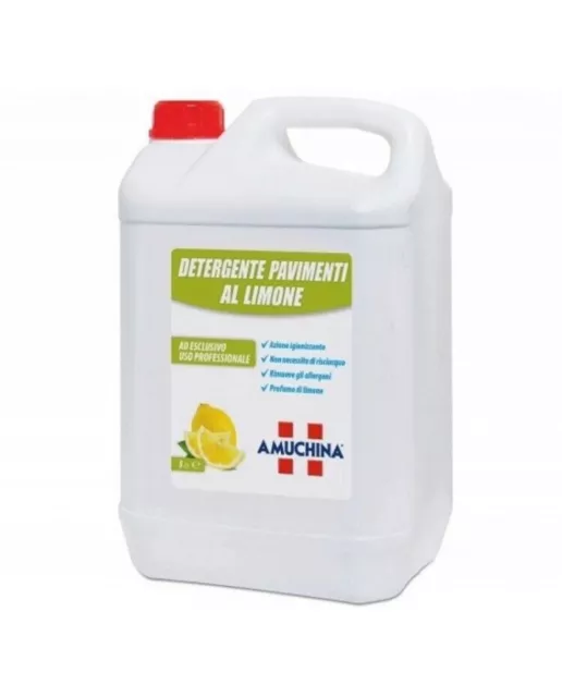 Amuchina Detergente Liquido Pavimenti Limone -  Litri 5 -