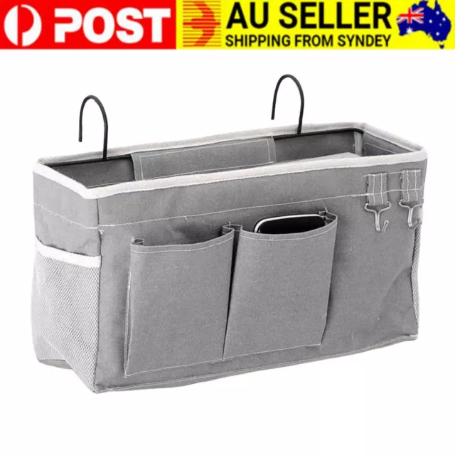 Large Bedside Organizer Caddy Storage Bag Hanging Sofa Pocket Bed Phone Holder