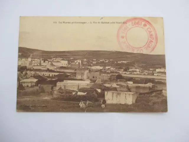 Cpa Africa Maroc 1907-1911 Morocco Campaign Setttat View North East Coast