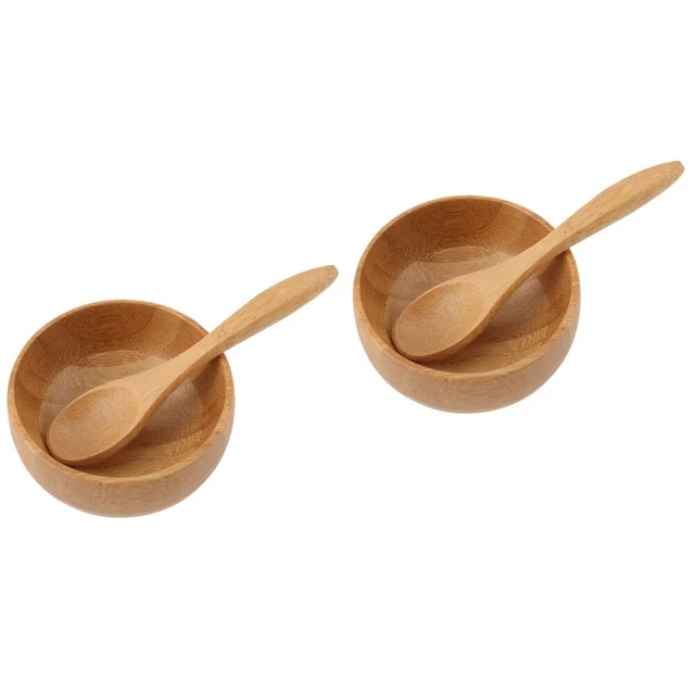 2 Set DIY Mask Bowl Face Mixing Tool Clay Facial Silicone Applicator