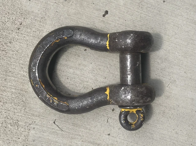 CM USA 14 TON LIFTING SHACKLE rigging clevis anchor 1 3/8" PIN