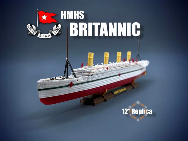 Diecast Barco Britannic De Juguete Modelo De Barco De Aleación - Main Image