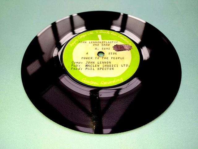 John Lennon Power To The People 1971 Test Press Apple Uk Vinyl 7" Demo Beatles John Lennon Power To The People 1971 Test Press Apple Uk Vinyl 7" Demo Beatles
