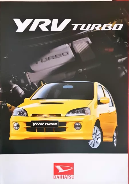 Daihatsu YRV Turbo Brochure 2003 fr