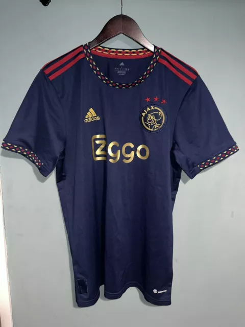 Ajax 2022/2023 Away Football Shirt Adidas Size Large Adult Great Condition