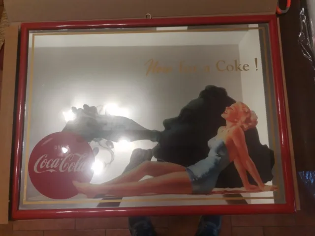 Quadro specchio Coca cola New for a Coke