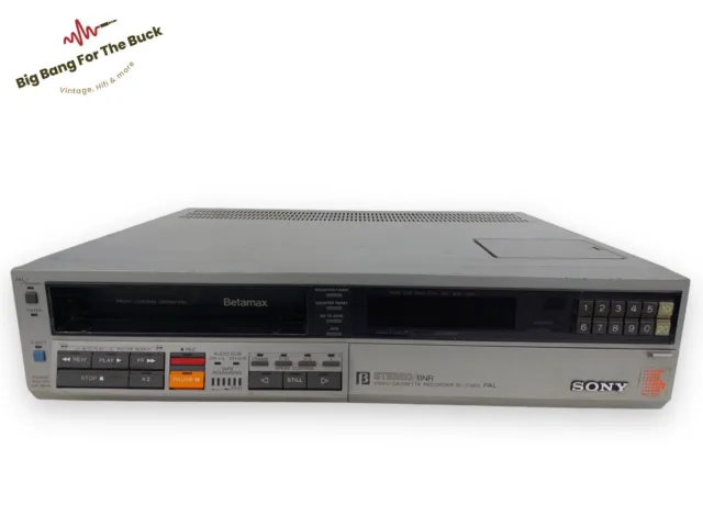 Sony SL-C9 Betamax Videorecorder Stereo PAL SECAM Videorekorder Japan Defekt!