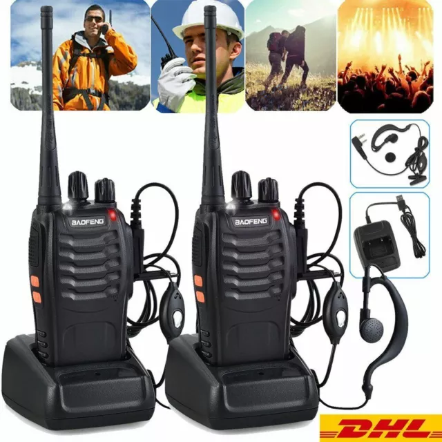 BAOFENG BF-888S Walkie Talkie Handheld Tragbares FM-Transceiver UHF 400-470