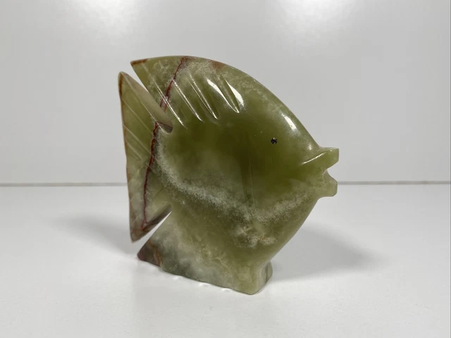 Onyx Green Flat Fish Ornament Free Post