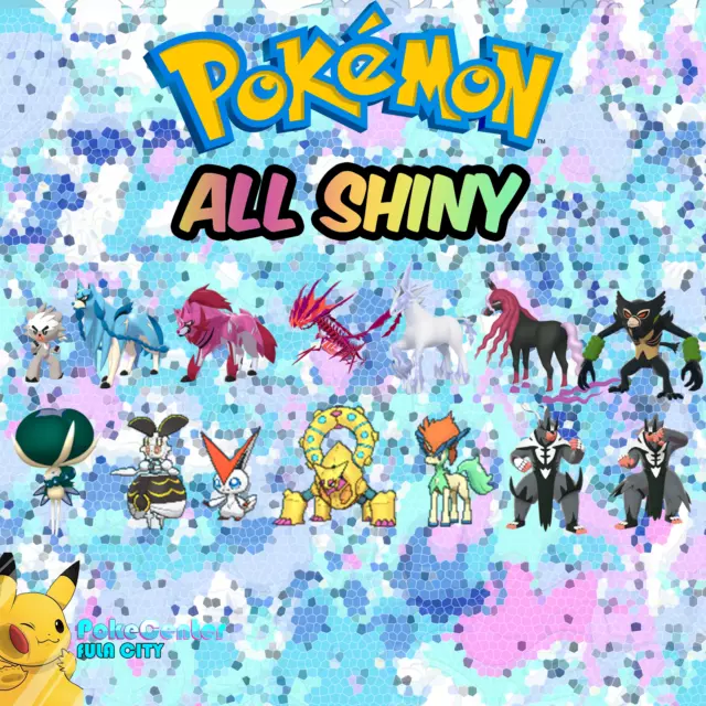 Pokemon Home 957 Gen 1-7 SHINY Living Full Complete Pokedex Rare