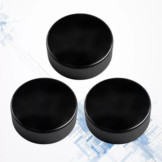 3 Pcs Hockey Stick and Puck Ice Pucks for Practicing Sports