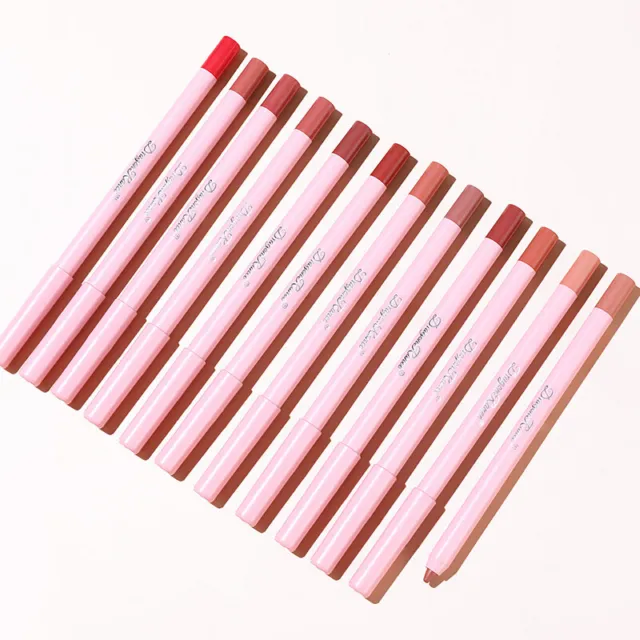 Waterproof Lipstick Lip Liner Long-Lasting Matte Velvet Lipliner Pencil Makeu Bt