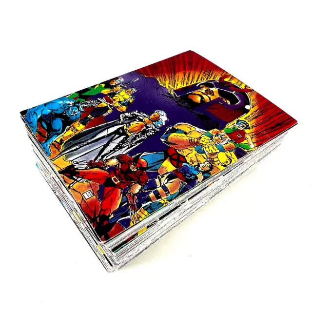 1991 X-Men Complete Base Set #1-90 Marvel Trading Cards Near Mint