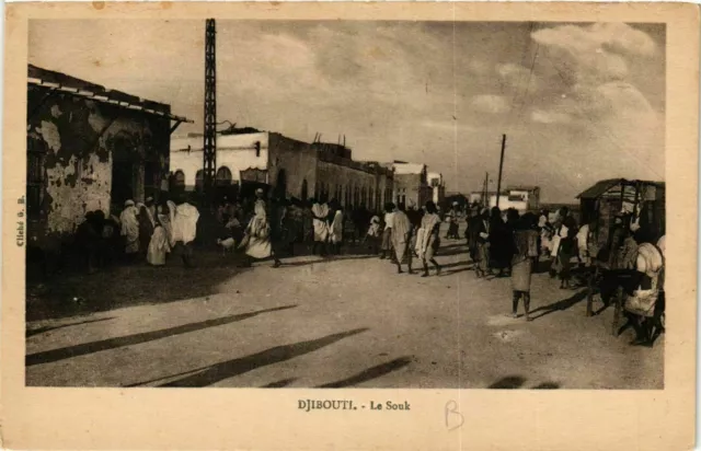 CPA AK Djibouti- Le Souk SOMALIA (831201)