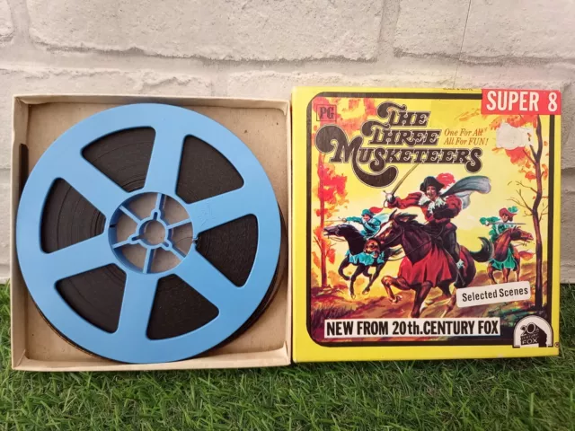 THE THREE MUSKETEERS (Selected Scenes), 20th Century Fox, F4 BW, PG, SUPER 8mm
