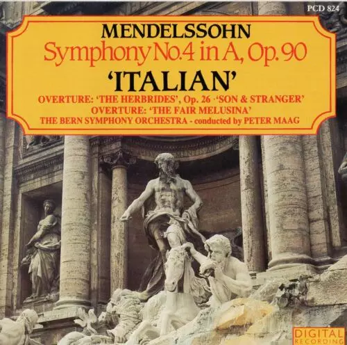 Mendelssohn - Symphony No. 4 in A, Op. 90 'Italian' ; Overtures