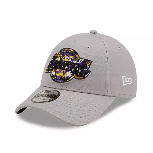 New Era 9FORTY LA Lakers Camo MLB Adjustable Trucker Baseball Cap Hat
