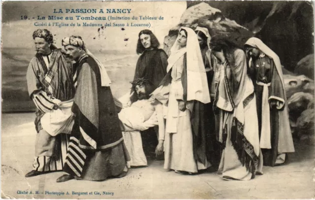 CPA AK La Passion a Nancy 19. La Mise au Tombeau BERGERET (1357027)